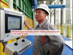 خط گالوانیزاسیون الکتریکی گرم کننده کاملاً غرق شده برای تمام انواع فولاد