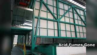 سیستم استخراج دود اسیدی 900 Pa 10s