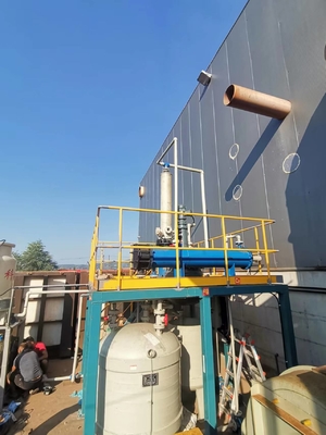 سیستم دفع دود شیمیایی قدرتمند 1000m3/h جریان هوا 900 Pa برج تصفیه برای صنعتی