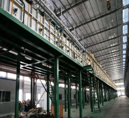 تجهیزات گالوانیزهای گرم خودکار کنترل شده توسط PLC سازگار با محیط زیست با 55000 یا 110000 مجموعه