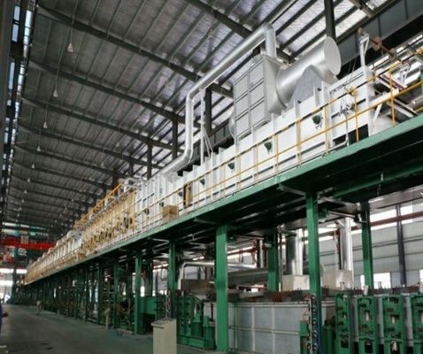 تجهیزات گالوانیزهای گرم کنترل شده توسط PLC غسل سرامیکی / فلزی 40-100 میکران